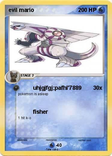 Pokemon evil mario