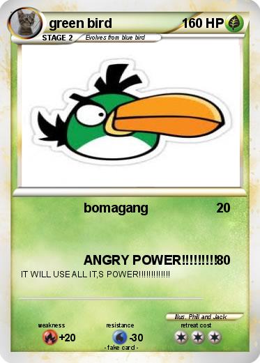 Pokemon green bird