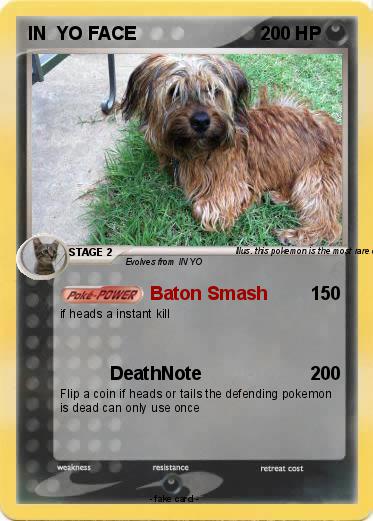 Pokemon IN  YO FACE
