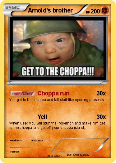 Pokemon Arnold's brother