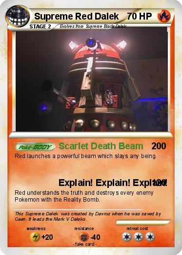 Pokemon Supreme Red Dalek