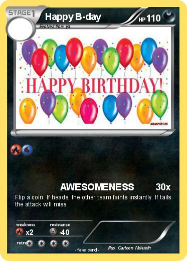 Pokemon Happy B-day