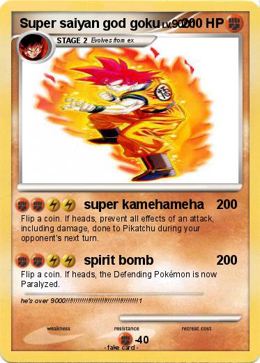 Pokemon Super saiyan god goku
