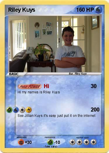 Pokemon Riley Kuys