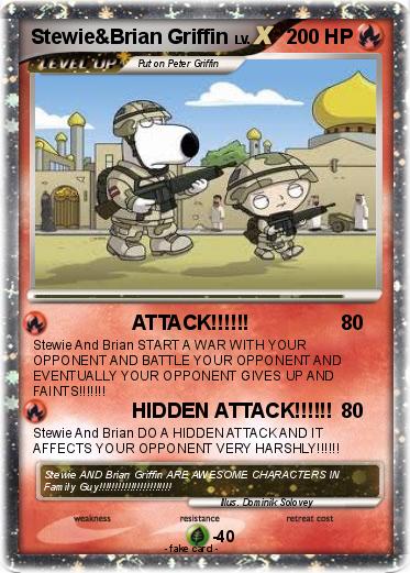 Pokemon Stewie&Brian Griffin