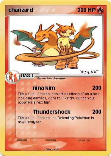 Pokemon charizard