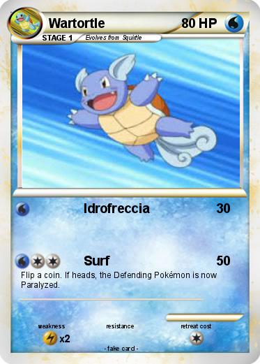 Pokemon Wartortle