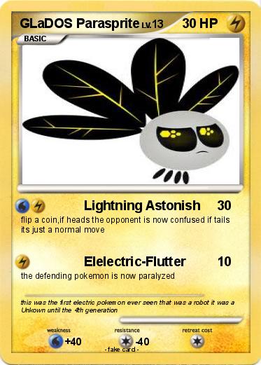 Pokemon GLaDOS Parasprite
