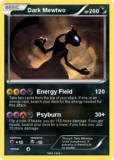 Pokemon Dark Mewtwo
