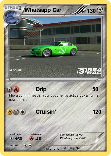 Pokemon Whatsapp Car