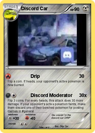 Pokemon Discord Car