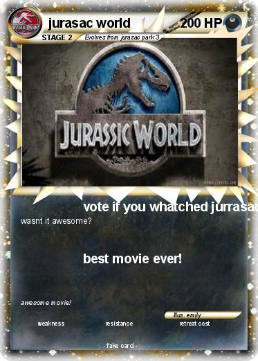 Pokemon jurasac world