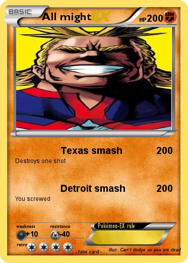 Pokemon All might