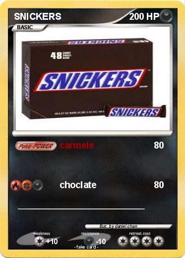 Pokemon SNICKERS