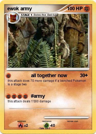 Pokemon ewok army