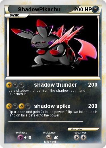 Pokemon ShadowPikachu