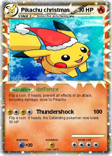 Pokemon Pikachu christmas