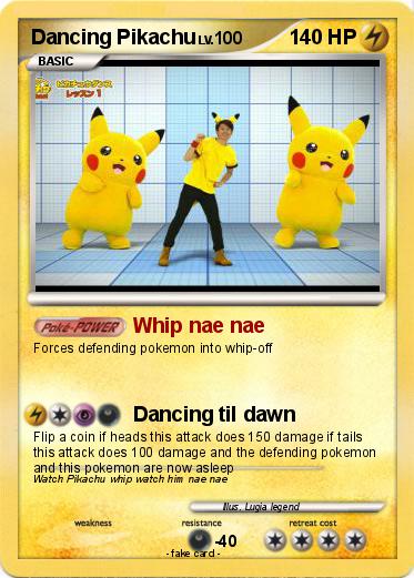 Pokemon Dancing Pikachu