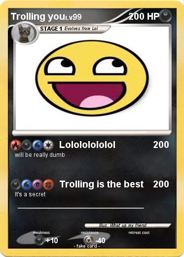 Pokemon Trolling you