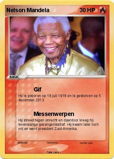 Pokemon Nelson Mandela