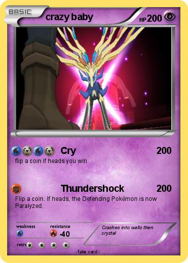 Pokemon crazy baby