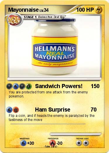 Pokemon Mayonnaise