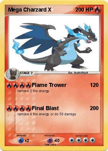 Pokemon Mega Charzard X