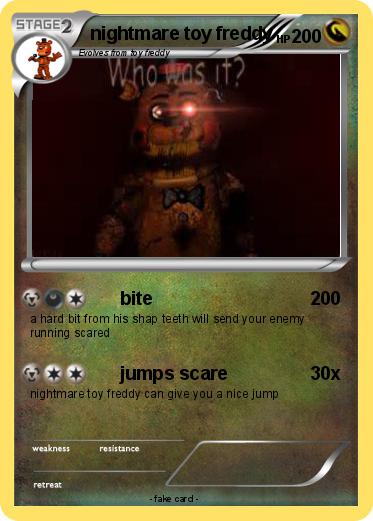 Pokemon nightmare toy freddy