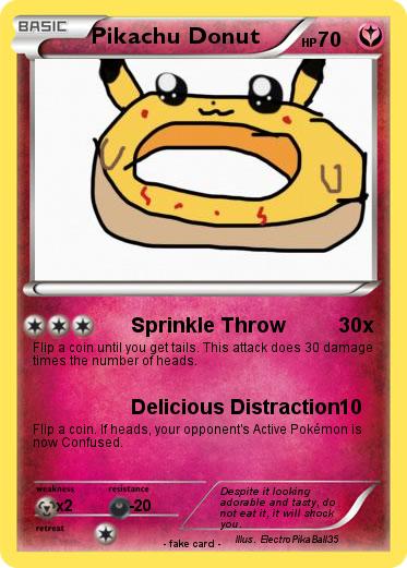 Pokemon Pikachu Donut