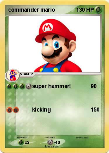 Pokemon commander mario