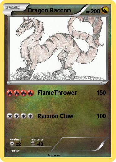 Pokemon Dragon Racoon