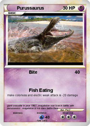 Pokemon Purussaurus