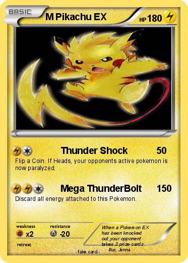 Pokemon M Pikachu EX
