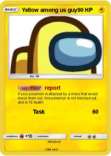 Pokemon Yellow among us guy