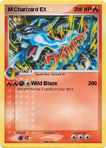 Pokemon M Charizard EX
