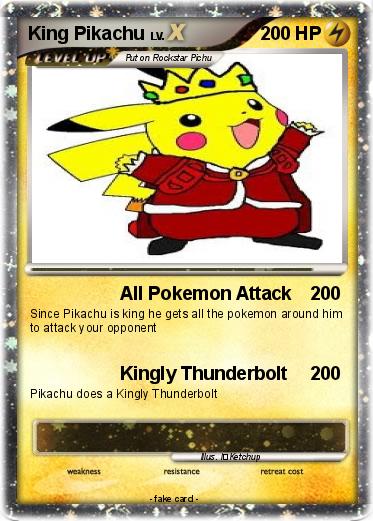 Pokemon King Pikachu