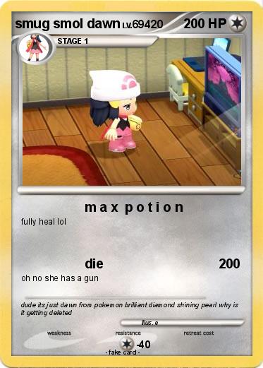 Pokemon smug smol dawn