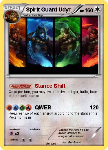 Pokemon Spirit Guard Udyr