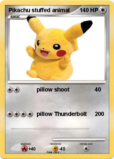 Pokemon Pikachu stuffed animal