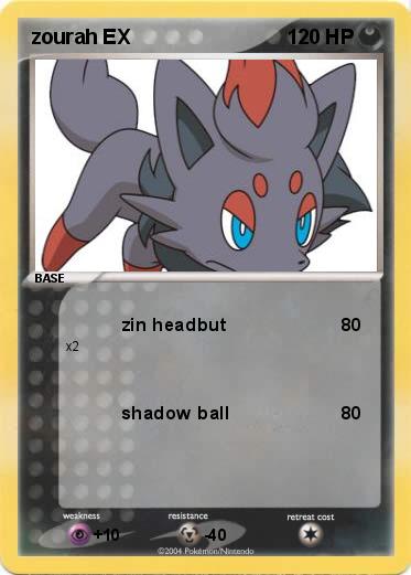 Pokemon zourah EX