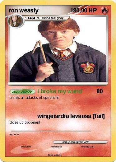 Pokemon ron weasly                    180,