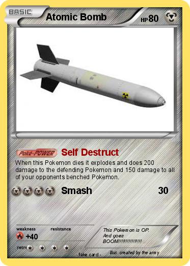 Pokemon Atomic Bomb
