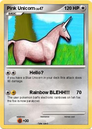 Pokemon Pink Unicorn