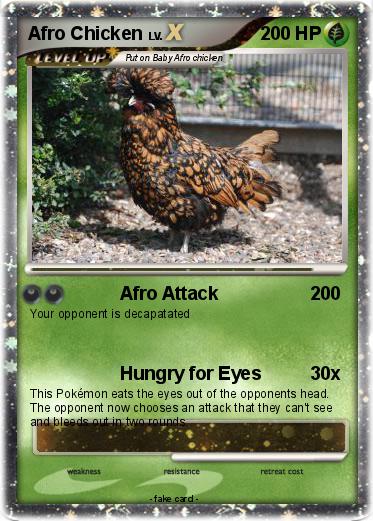 Pokemon Afro Chicken