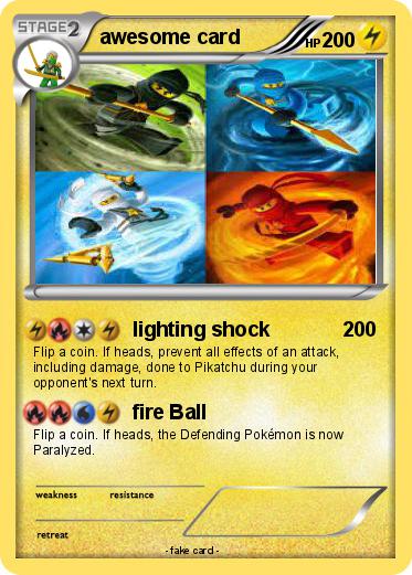 Pokemon awesome card
