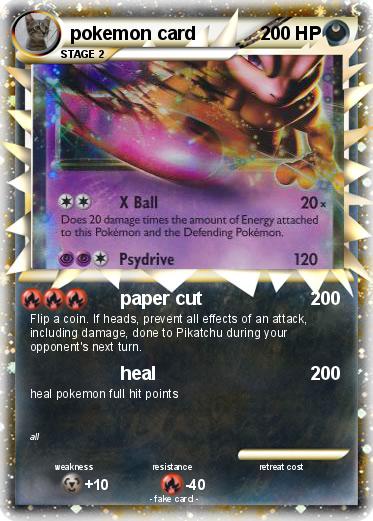Pokemon pokemon card