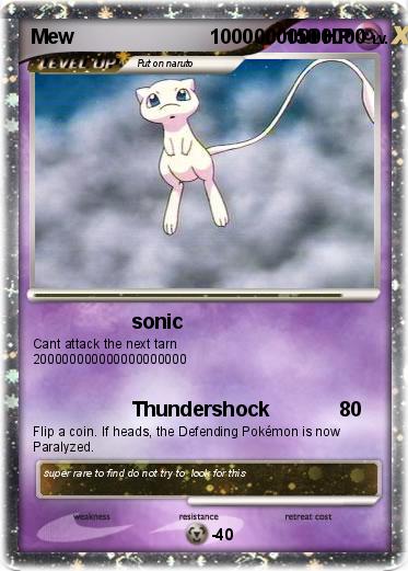 Pokemon Mew                        10000000000000
