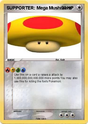 Pokemon SUPPORTER: Mega Mushroom