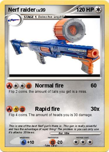Pokemon Nerf raider