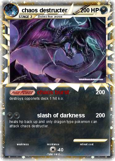 Pokemon chaos destructer